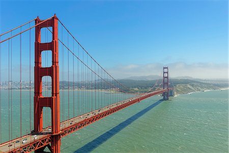 ponte golden gate - Golden Gate Bridge, San Francisco, California, United States of America, North America Foto de stock - Royalty Free Premium, Número: 6119-07651938