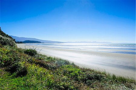 Long sandy beach, Abel Tasman National Park, South Island, New Zealand, Pacific Stock Photo - Premium Royalty-Free, Code: 6119-07652061