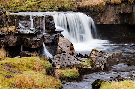 Clough Force on Grisedale Beck near Garsdale Head, Yorkshire Dales, Cumbria, England, United Kingdom, Europe Stock Photo - Premium Royalty-Free, Code: 6119-07652104