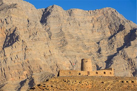 Bukha castle in Bukha, Musandam, Oman, Middle East Photographie de stock - Premium Libres de Droits, Code: 6119-07744660