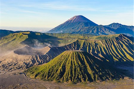 Mount Bromo volcanic crater at sunrise, Bromo Tengger Semeru National Park, Java, Indonesia, Southeast Asia, Asia Stock Photo - Premium Royalty-Free, Code: 6119-07744689