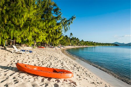 pacifique du sud - White sand beach, Oarsman Bay, Yasawas, Fiji, South Pacific, Pacific Photographie de stock - Premium Libres de Droits, Code: 6119-07781260