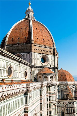 simsearch:6119-07652048,k - The dome of the Duomo Santa Maria del Fiore, Florence (Firenze), UNESCO World Heritage Site,Tuscany, Italy, Europe Foto de stock - Sin royalties Premium, Código: 6119-07781228