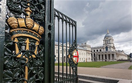 The Old Royal Naval College, UNESCO World Heritage Site, Greenwich, London, England, United Kingdom, Europe Stock Photo - Premium Royalty-Free, Code: 6119-07734865
