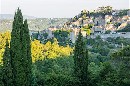 provenza - Bonnieux, Luberon, Provence, France, Europe Foto de stock - Sin royalties Premium, Código: 6119-07845554