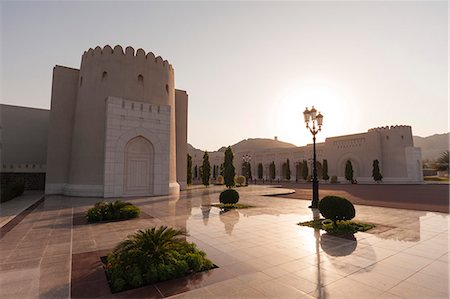 Sultan Qaboos Palace, Muscat, Oman, Middle East Stock Photo - Premium Royalty-Free, Code: 6119-07845574