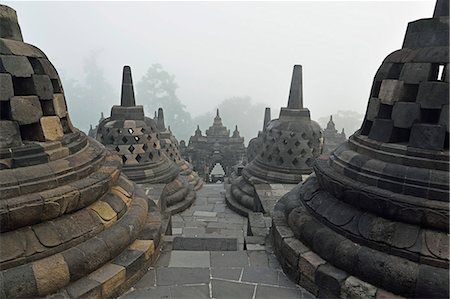 simsearch:6119-07451198,k - Borobodur, UNESCO World Heritage Site, Kedu Plain, Java, Indonesia, Southeast Asia, Asia Stock Photo - Premium Royalty-Free, Code: 6119-07845588