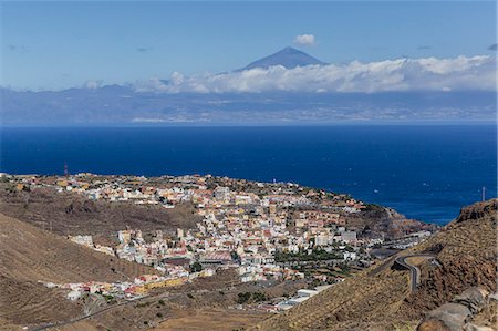 A view of the island of La Gomera, the second smallest island in the Canary Islands, Spain, Atlantic, Europe Stock Photo - Premium Royalty-Free, Code: 6119-07943769