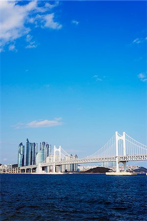 City skyline and Gwangang bridge, Busan, South Korea, Asia Stock Photo - Premium Royalty-Free, Code: 6119-07943846