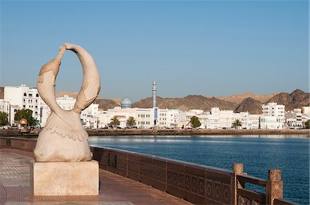 seawall - Mutrah, Muscat, Oman, Middle East Stock Photo - Premium Royalty-Free, Code: 6119-07943894