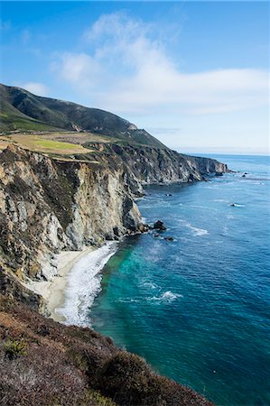 The rocky coast of the Big Sur near Bixby bridge, California, USA Stockbilder - Premium RF Lizenzfrei, Bildnummer: 6119-07968955