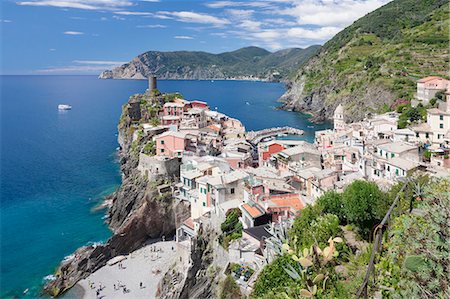 Vernazza, Cinque Terre, UNESCO World Heritage Site, Rivera di Levante, Provinz La Spazia, Liguria, Italy, Europe Stock Photo - Premium Royalty-Free, Code: 6119-08061984