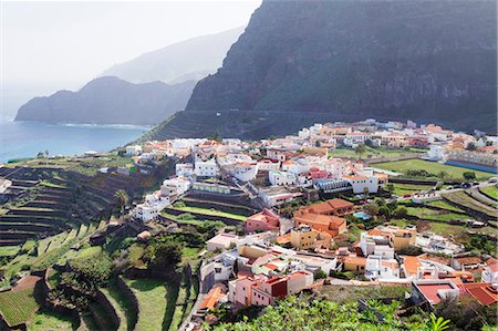 Agulo, La Gomera, Canary Islands, Spain, Atlantic, Europe Foto de stock - Sin royalties Premium, Código: 6119-08062002