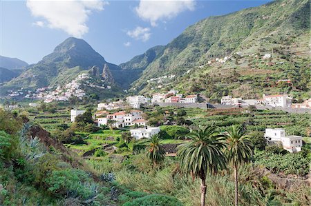 simsearch:841-07204611,k - Hermigua, Roques de San Pedro Rock, terraecd fields, La Gomera, Canary Islands, Spain, Europe Foto de stock - Sin royalties Premium, Código: 6119-08062013