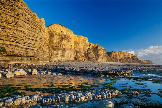 Dunraven Bay, Southerdown, Vale of Glamorgan, Wales, United Kingdom, Europe Stock Photo - Premium Royalty-Free, Image code: 6119-08062184