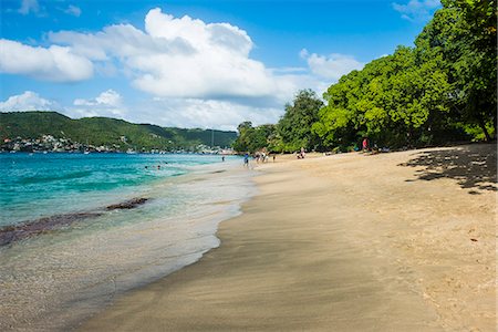 st vincent - Lower Bay, Bequia, The Grenadines, St. Vincent and the Grenadines, Windward Islands, West Indies, Caribbean, Central America Foto de stock - Sin royalties Premium, Código: 6119-08062376