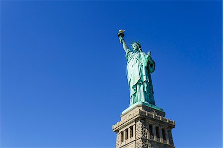 sculptures of america - Statue of Liberty, New York City, New York, United States of America, North America Stock Photo - Premium Royalty-Free, Code: 6119-08062334