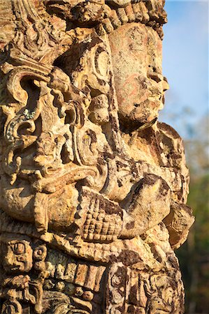 simsearch:6119-08269457,k - Stela, The Great Plaza, Ruins of Copan, UNESCO World Heritage Site, Honduras, Central America Photographie de stock - Premium Libres de Droits, Code: 6119-08266387