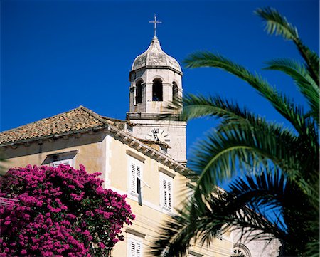 simsearch:6119-08267553,k - St. Nicholas church, Old Town, Cavtat, Dubrovnik Riviera, Dalmatia, Dalmatian coast, Croatia, Europe Foto de stock - Sin royalties Premium, Código: 6119-08266311