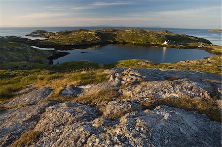 simsearch:6119-08266404,k - View towards the township on Manish on the east coast of Harris, Outer Herbrides, Scotland, United Kingdom, Europe Photographie de stock - Premium Libres de Droits, Code: 6119-08266427