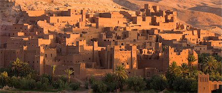 Kasbah Ait Benhaddou, backdrop to many Hollywood epic films, UNESCO World Heritage Site, near Ouarzazate, Morocco, North Africa, Africa Photographie de stock - Premium Libres de Droits, Code: 6119-08266507