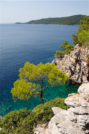 skopelos island - Near Agnotas, Skopelos, Sporades Islands, Greek Islands, Greece, Europe Fotografie stock - Premium Royalty-Free, Codice: 6119-08267034