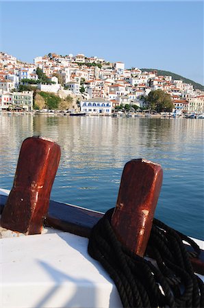 skopelos island - Skopelos Town, Skopelos, Sporades Islands, Greek Islands, Greece, Europe Fotografie stock - Premium Royalty-Free, Codice: 6119-08267036