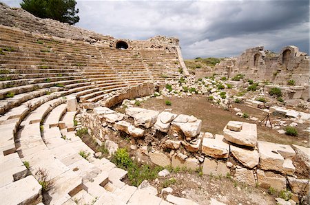 simsearch:6119-08267144,k - Amphitheatre at the Lycian site of Patara, near Kalkan, Antalya Province, Anatolia, Turkey, Asia Minor, Eurasia Photographie de stock - Premium Libres de Droits, Code: 6119-08267143