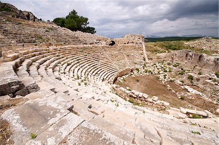 simsearch:6119-08267144,k - Amphitheatre at the Lycian site of Patara, near Kalkan, Antalya Province, Anatolia, Turkey, Asia Minor, Eurasia Photographie de stock - Premium Libres de Droits, Code: 6119-08267144