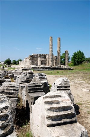 The Temple of Leto at the Lycian site of Letoon, UNESCO World Heritage Site, Antalya Province, Anatolia, Turkey, Asia Minor, Eurasia Foto de stock - Sin royalties Premium, Código: 6119-08267156