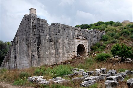 simsearch:6119-08267398,k - Amphitheartre at the Lycian site of Letoon, UNESCO World Heritage Site, Antalya Province, Anatolia, Turkey, Asia Minor, Eurasia Stock Photo - Premium Royalty-Free, Code: 6119-08267130