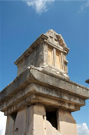 sarkophag - The Harpy Monument, a sarcophagus at the Lycian site of Xanthos, UNESCO World Heritage Site, Antalya Province, Anatolia, Turkey, Asia Minor, Eurasia Stock Photo - Premium Royalty-Free, Code: 6119-08267137