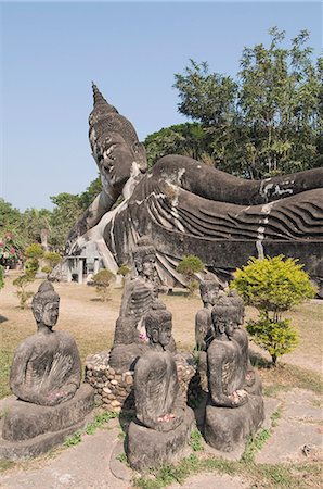 Buddha Park, Xieng Khuan, Vientiane, Laos, Indochina, Southeast Asia, Asia Photographie de stock - Premium Libres de Droits, Code: 6119-08267269