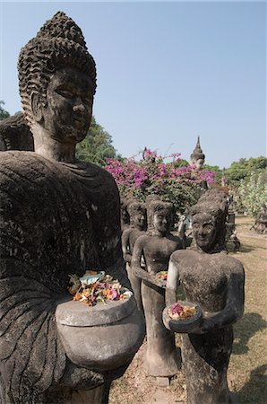 Buddha Park, Xieng Khuan, Vientiane, Laos, Indochina, Southeast Asia, Asia Photographie de stock - Premium Libres de Droits, Code: 6119-08267270
