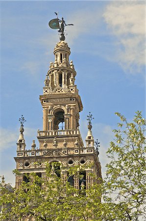 Giralda, Seville, Andalucia, Spain, Europe Foto de stock - Sin royalties Premium, Código: 6119-08267286