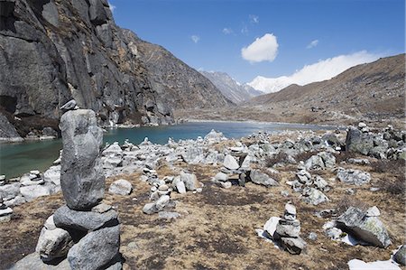 Gokyo, Solu Khumbu Everest Region, Sagarmatha National Park, Himalayas, Nepal, Asia Photographie de stock - Premium Libres de Droits, Code: 6119-08268009