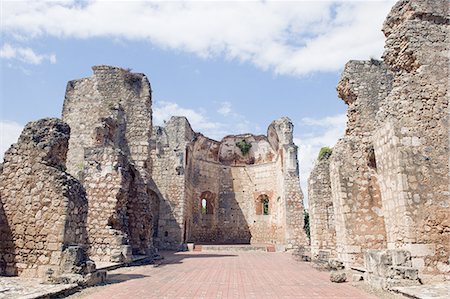 république dominicaine - Ruins of Monasterio de San Francisco, UNESCO World Heritage Site, Santo Domingo, Dominican Republic, West Indies, Caribbean, Central America Photographie de stock - Premium Libres de Droits, Code: 6119-08268023
