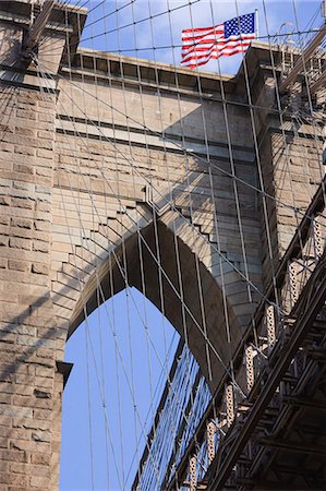 simsearch:6119-08269517,k - Brooklyn Bridge, New York City, New York, United States of America, North America Photographie de stock - Premium Libres de Droits, Code: 6119-08269461