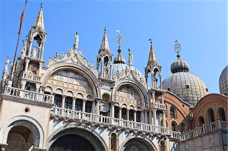 place saint-marc - St. Mark's Basilica, Venice, UNESCO World Heritage Site, Veneto, Italy, Europe Photographie de stock - Premium Libres de Droits, Code: 6119-08269512