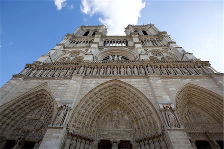 simsearch:6119-08266382,k - Western facade, Notre Dame, UNESCO World Heritage Site, Paris, France, Europe Foto de stock - Sin royalties Premium, Código: 6119-08269796