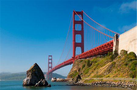 Golden Gate Bridge, San Francisco, California, United States of America, North America Fotografie stock - Premium Royalty-Free, Codice: 6119-08269824