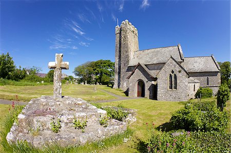 simsearch:6119-08266382,k - Church of St Michael and All Angels Bosherton, Pembrokeshire, Wales, United Kingdom, Europe Foto de stock - Sin royalties Premium, Código: 6119-08269922