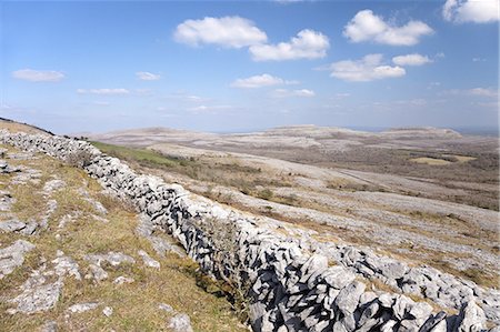 Limestone pavements, Burren, County Clare, Munster, Republic of Ireland, Europe Stock Photo - Premium Royalty-Free, Code: 6119-08270004