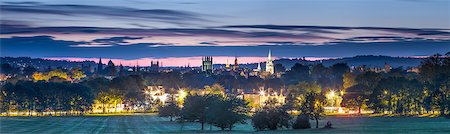 Oxford from South Park, Oxford, Oxfordshire, England, United Kingdom, Europe Photographie de stock - Premium Libres de Droits, Code: 6119-08278609