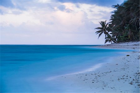 south pacific - Tropical beach, Rarotonga, Cook Islands, South Pacific, Pacific Photographie de stock - Premium Libres de Droits, Code: 6119-08351126