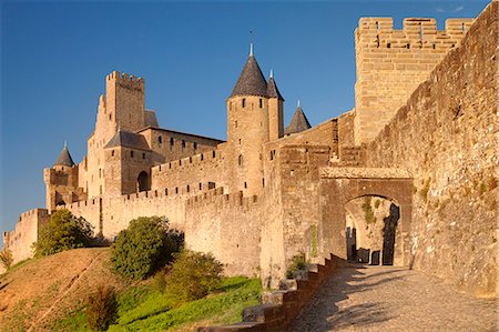 simsearch:6119-08351197,k - La Cite, medieval fortress city, Carcassonne, UNESCO World Heritage Site, Languedoc-Roussillon, France, Europe Photographie de stock - Premium Libres de Droits, Code: 6119-08351200