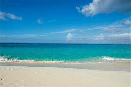 Cabbage Beach, Paradise island, Nassau, New Providence, Bahamas, Caribbean Foto de stock - Sin royalties Premium, Código: 6119-08541948