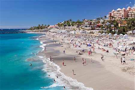 simsearch:6119-07451626,k - Playa del Duque beach at Costa Adeje, Tenerife, Canary Islands, Spain, Atlantic, Europe Foto de stock - Sin royalties Premium, Código: 6119-08517985