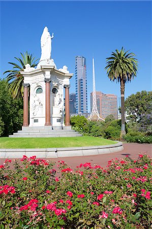 simsearch:841-02946034,k - Queen Victoria statue, Queen Victoria Gardens, Melbourne, Victoria, Australia, Pacific Photographie de stock - Premium Libres de Droits, Code: 6119-08518119