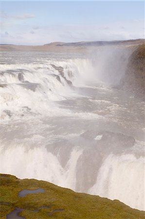 Gullfoss waterfalls, Iceland, Polar Regions Stock Photo - Premium Royalty-Free, Code: 6119-08740563